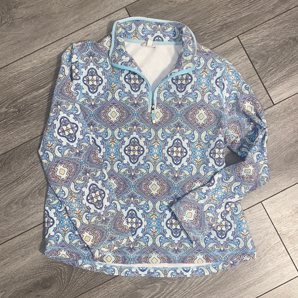 Talbots quarter zip